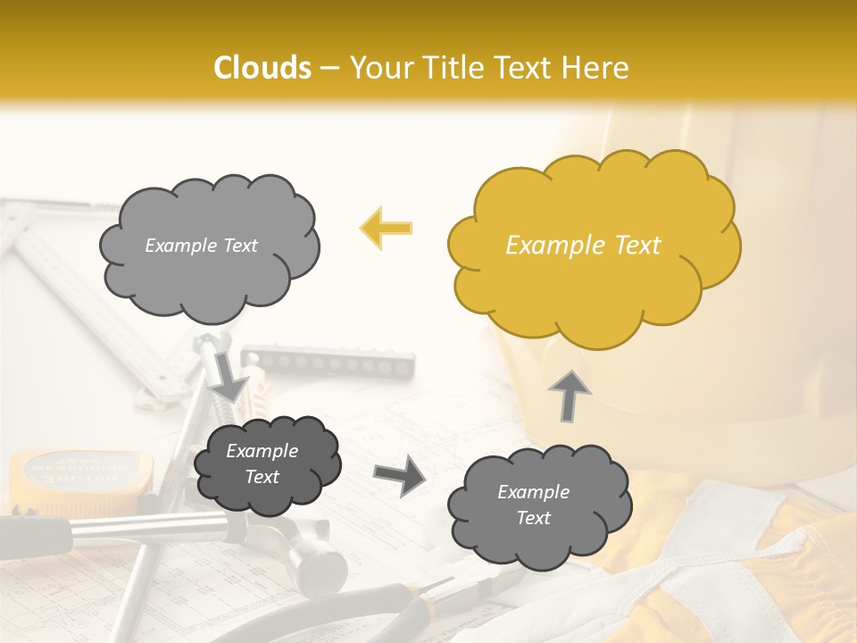 Technology House Engineer PowerPoint Template