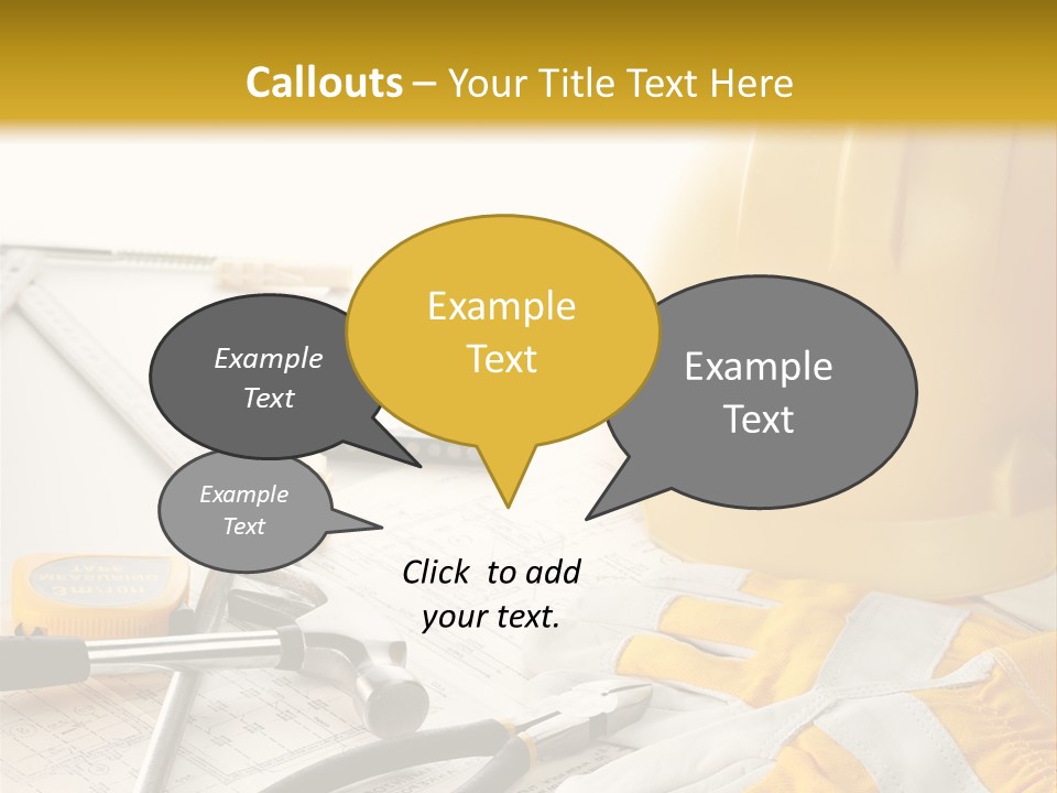 Technology House Engineer PowerPoint Template