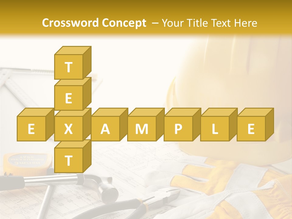 Technology House Engineer PowerPoint Template