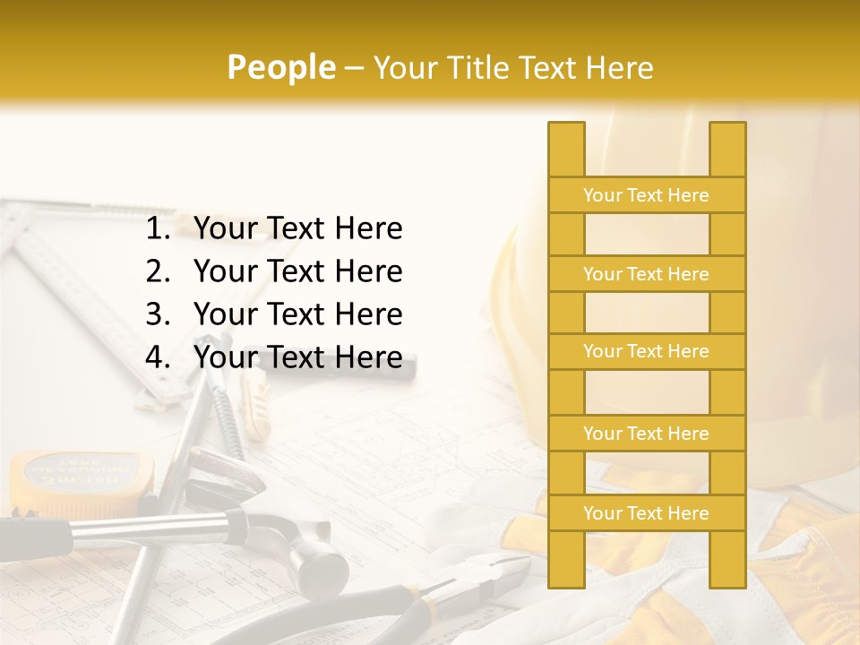 Technology House Engineer PowerPoint Template