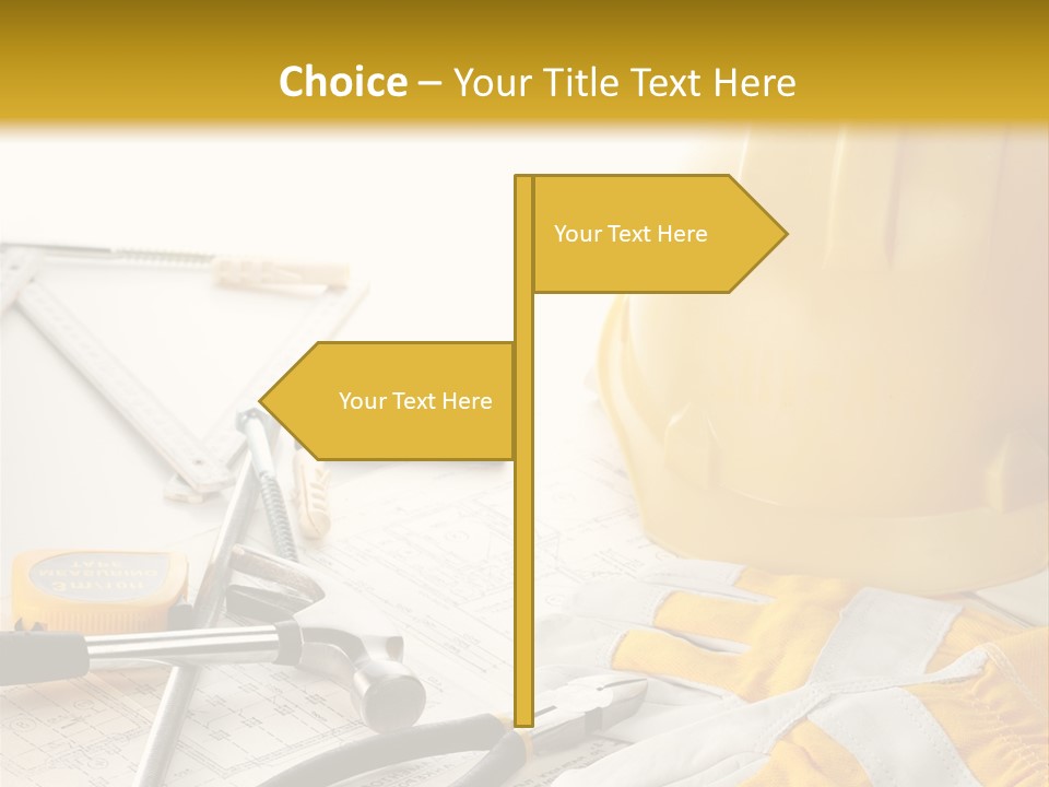 Technology House Engineer PowerPoint Template
