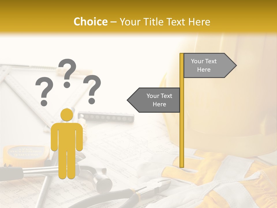 Technology House Engineer PowerPoint Template
