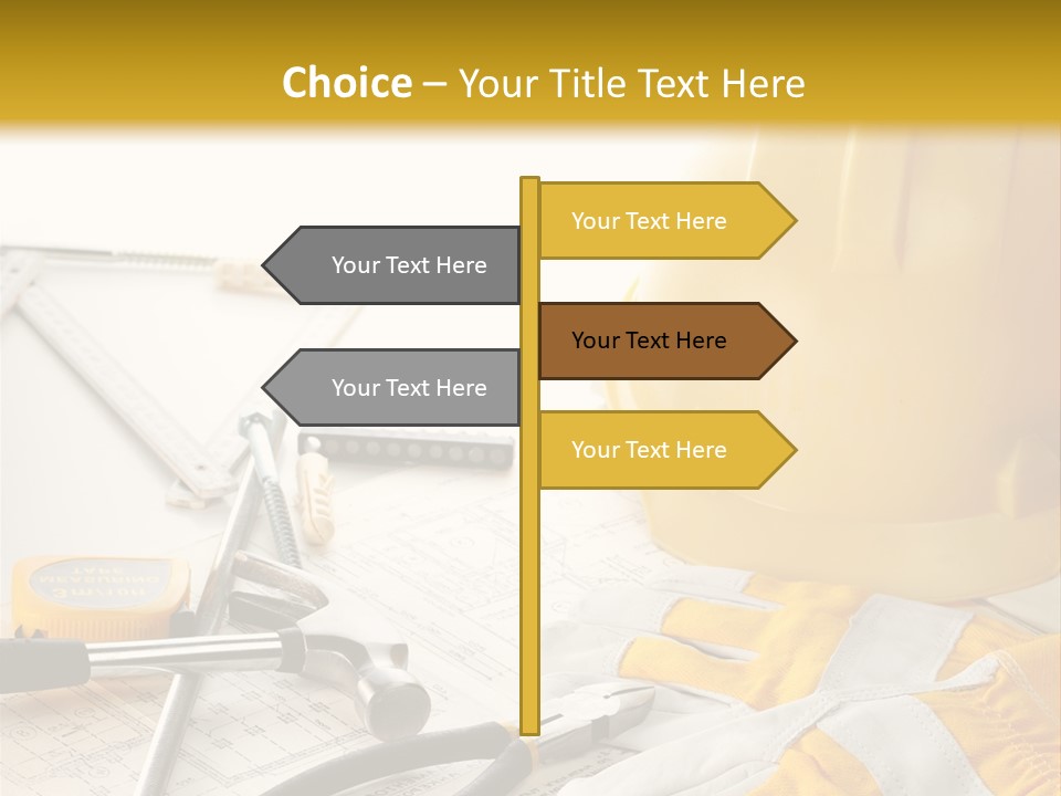 Technology House Engineer PowerPoint Template