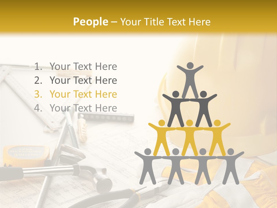 Technology House Engineer PowerPoint Template