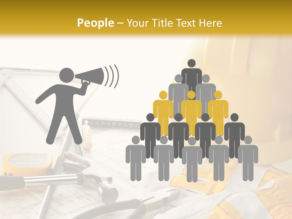 Technology House Engineer PowerPoint Template