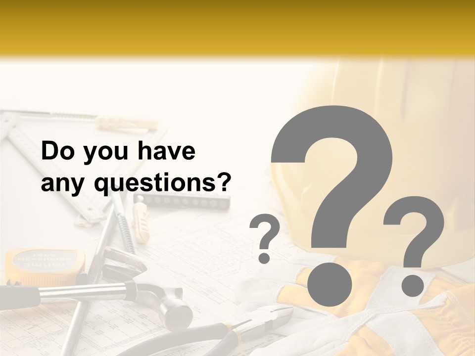 Technology House Engineer PowerPoint Template