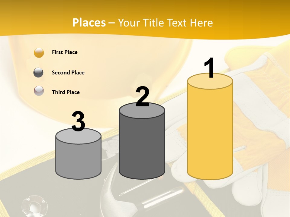 Tape Safety Tool PowerPoint Template