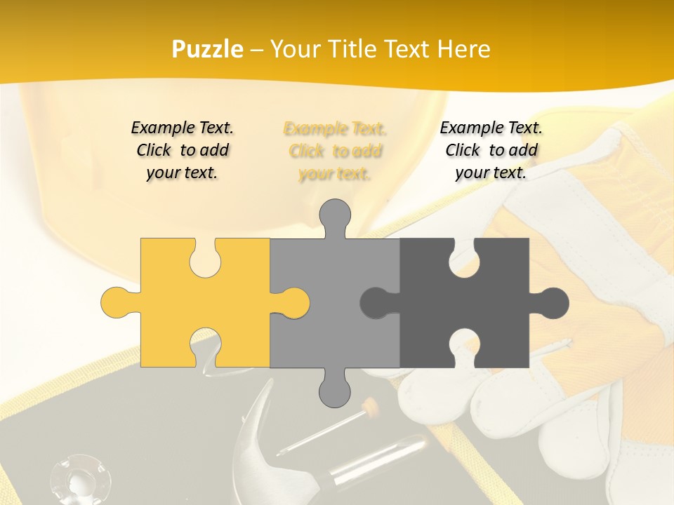 Tape Safety Tool PowerPoint Template