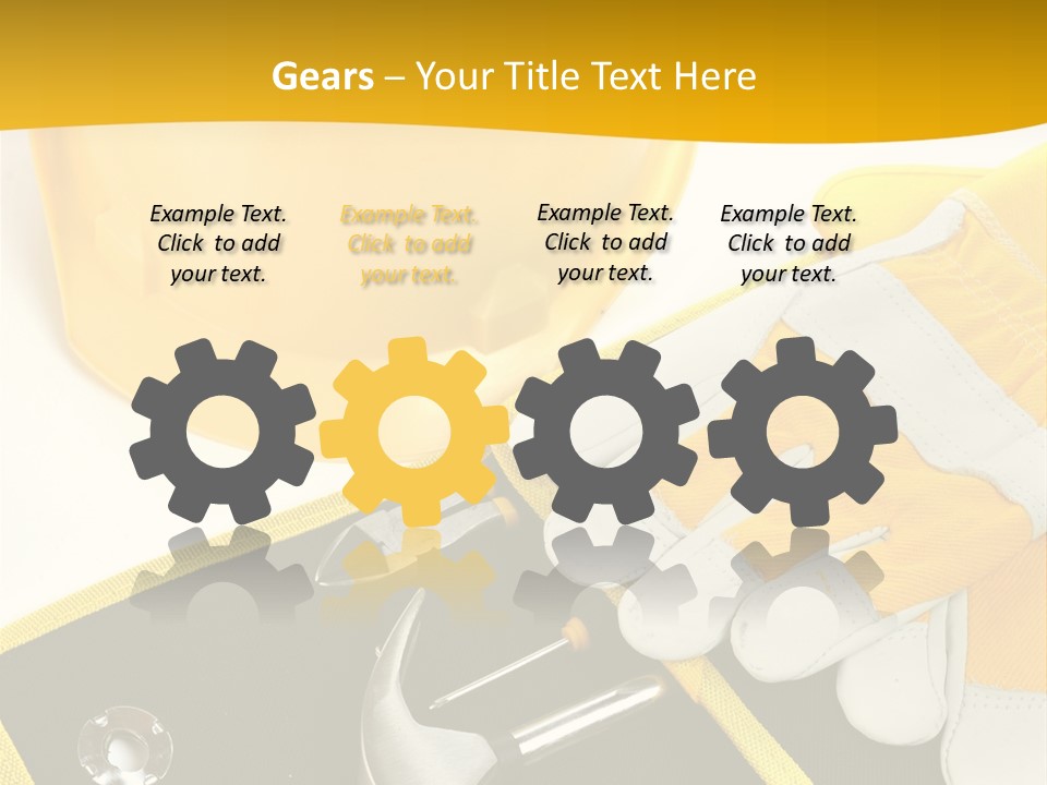 Tape Safety Tool PowerPoint Template