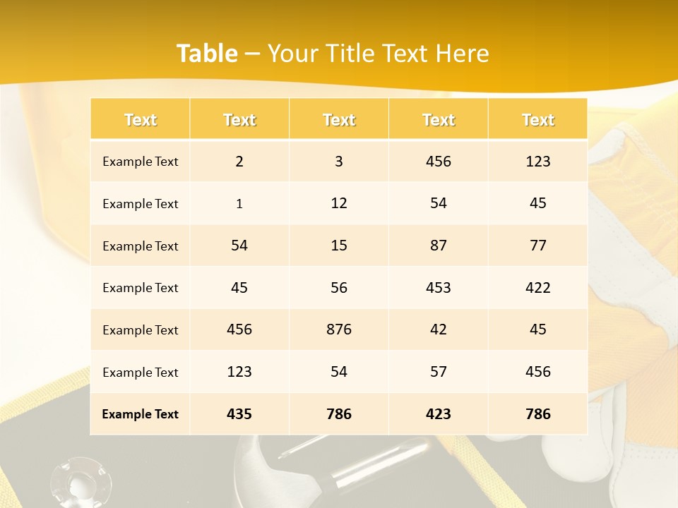 Tape Safety Tool PowerPoint Template