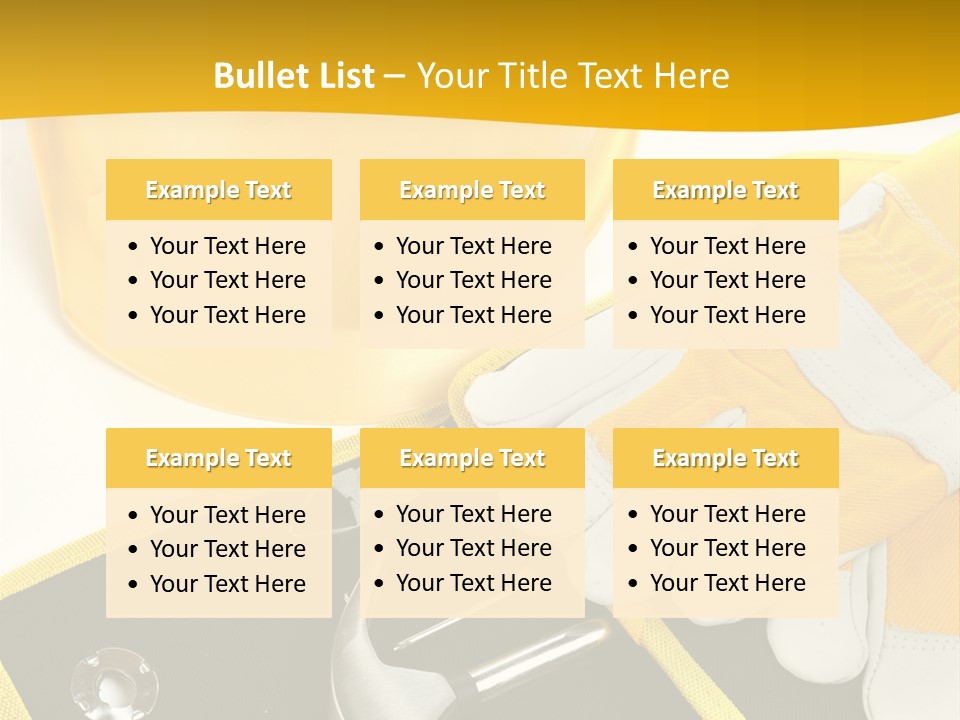 Tape Safety Tool PowerPoint Template