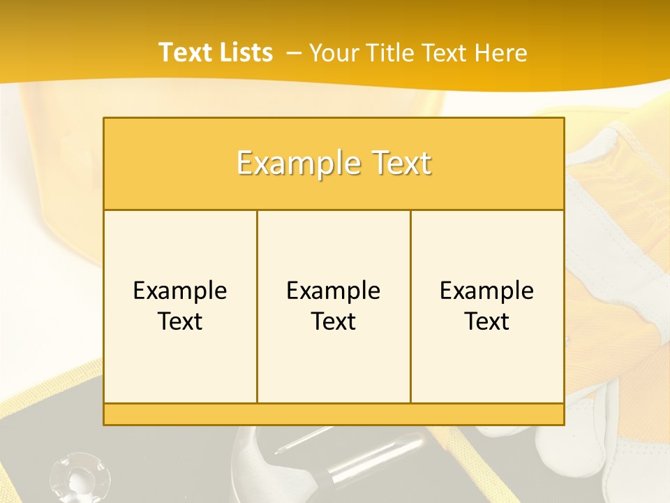 Tape Safety Tool PowerPoint Template