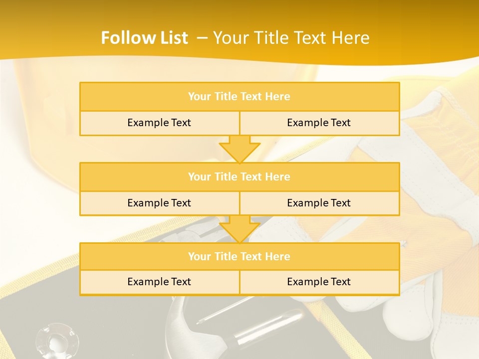 Tape Safety Tool PowerPoint Template