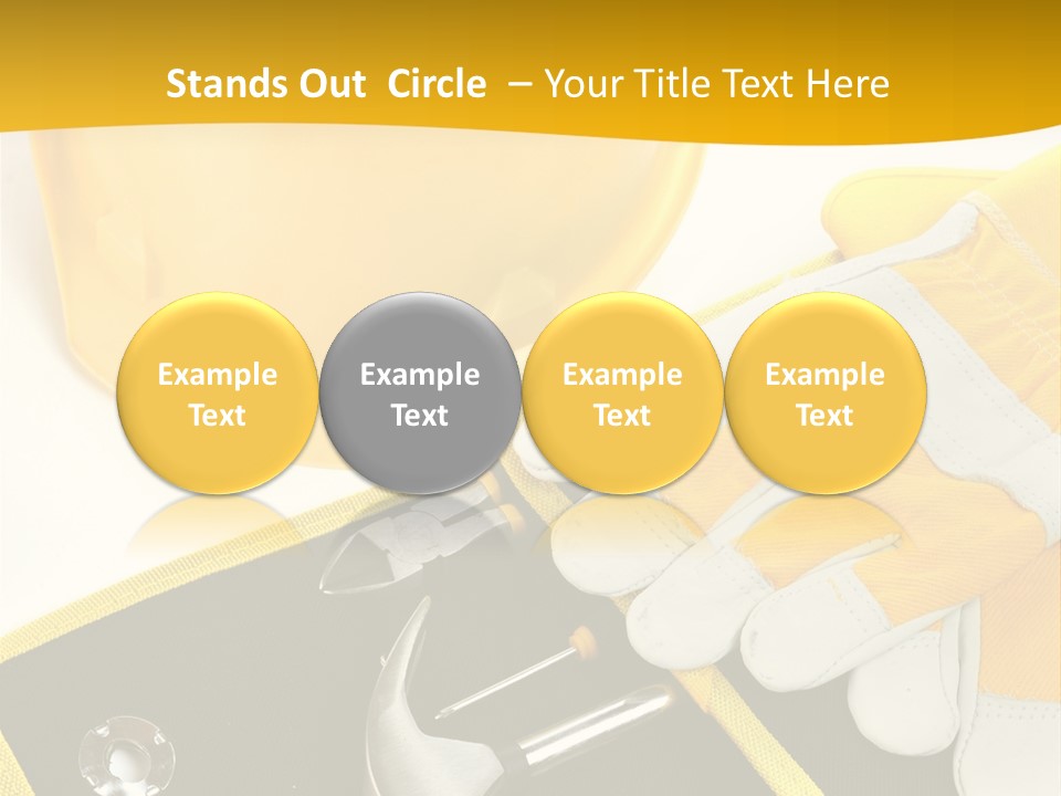 Tape Safety Tool PowerPoint Template