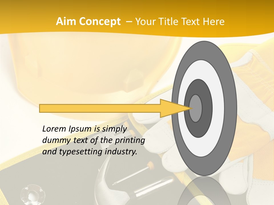 Tape Safety Tool PowerPoint Template