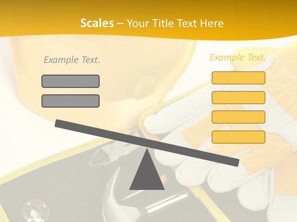 Tape Safety Tool PowerPoint Template