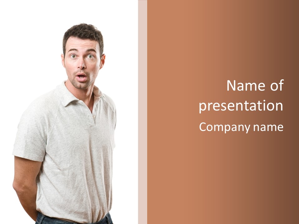 Boy Open Beautiful PowerPoint Template