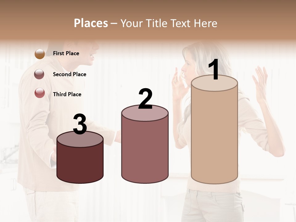 Argue White Indoor PowerPoint Template