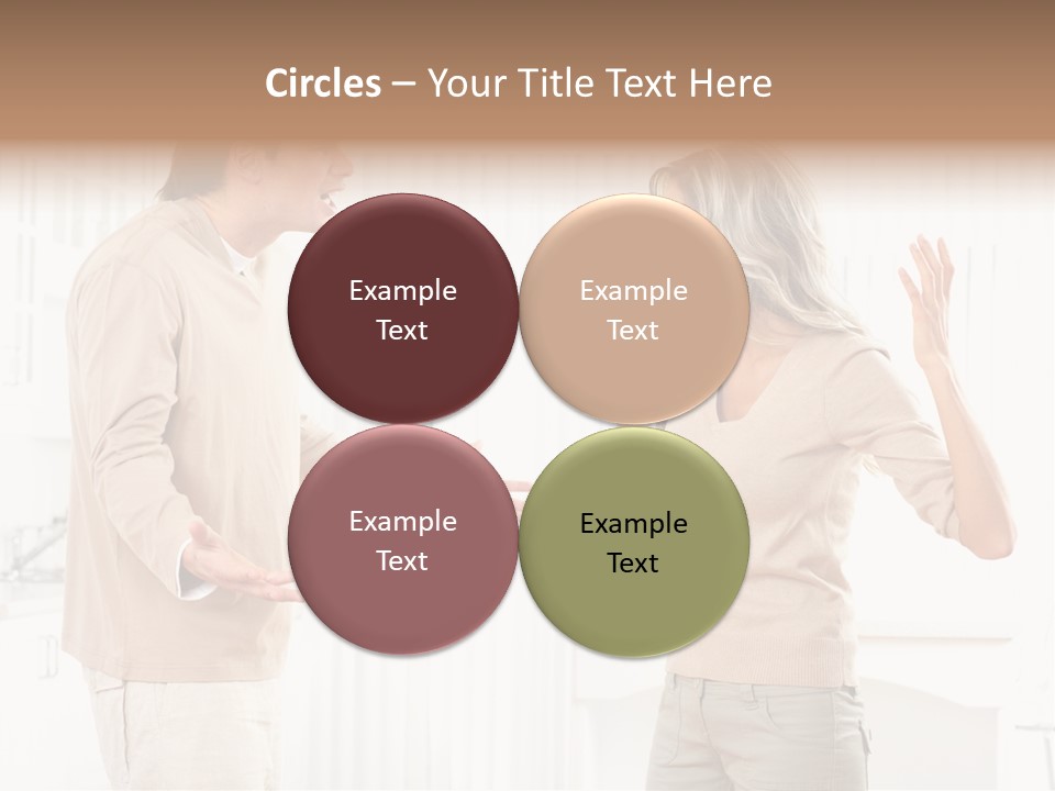 Argue White Indoor PowerPoint Template