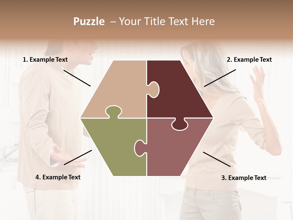 Argue White Indoor PowerPoint Template