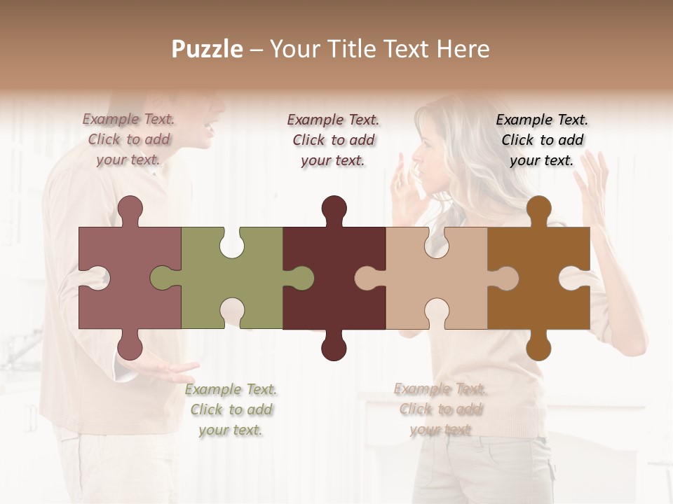 Argue White Indoor PowerPoint Template