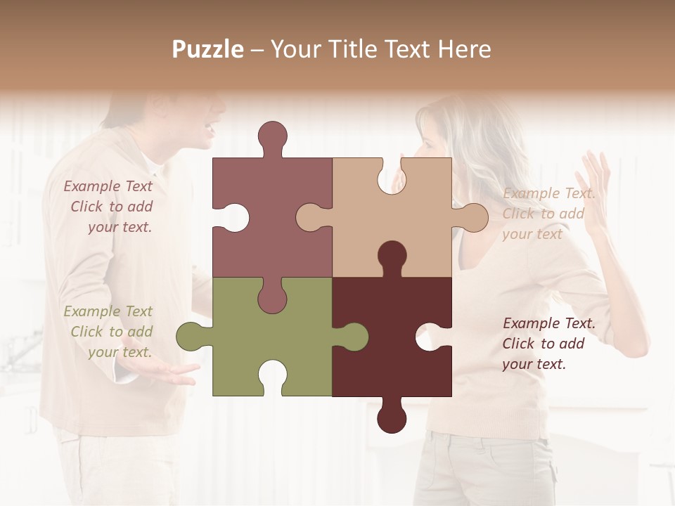 Argue White Indoor PowerPoint Template