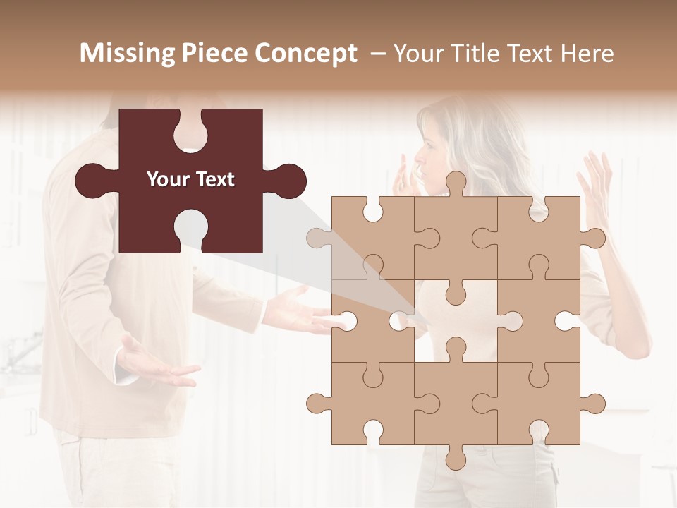 Argue White Indoor PowerPoint Template