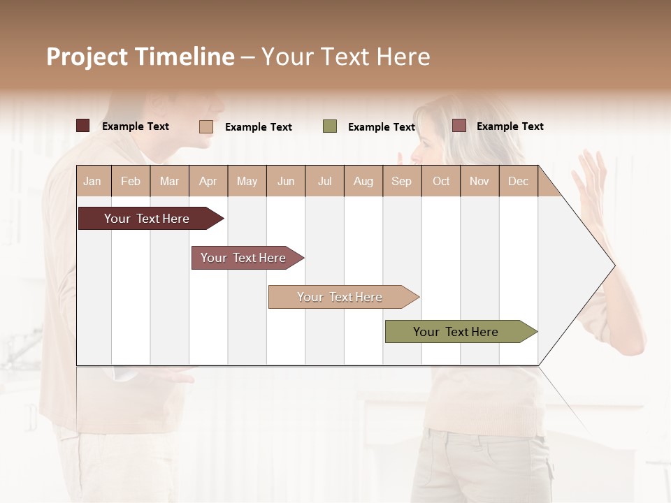 Argue White Indoor PowerPoint Template