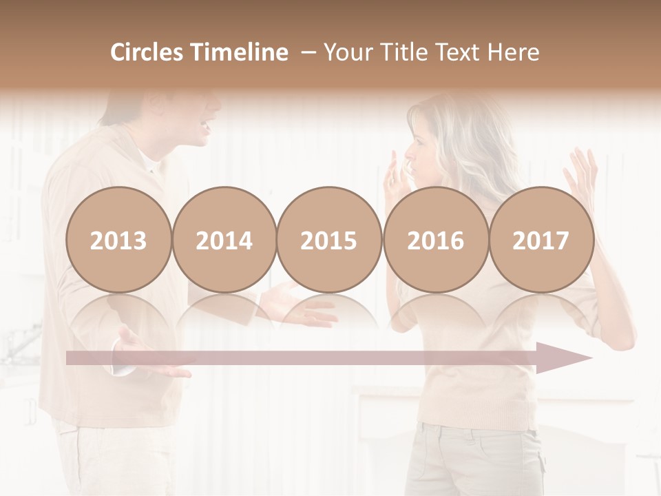 Argue White Indoor PowerPoint Template