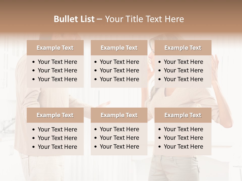 Argue White Indoor PowerPoint Template