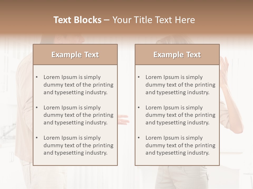 Argue White Indoor PowerPoint Template
