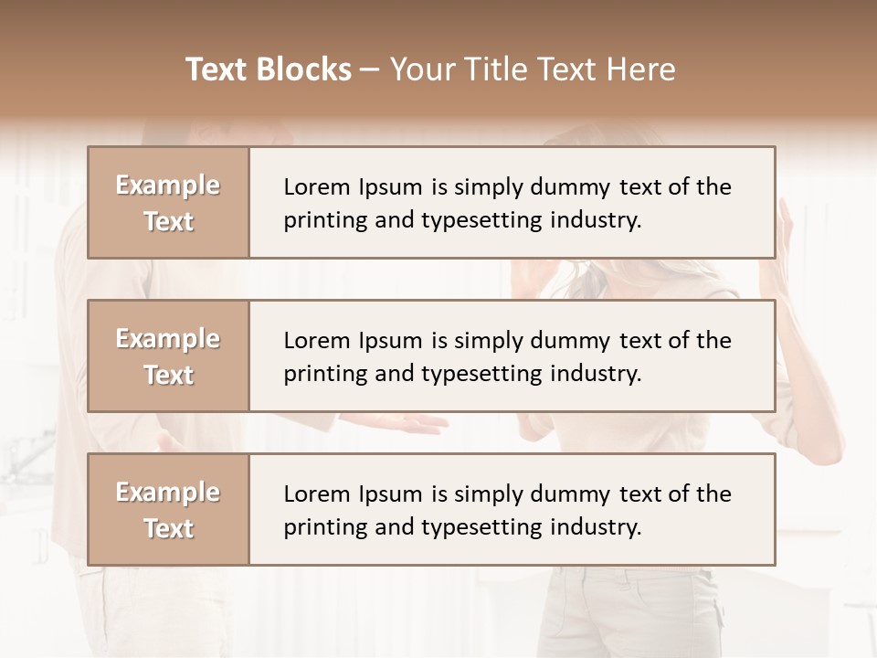 Argue White Indoor PowerPoint Template