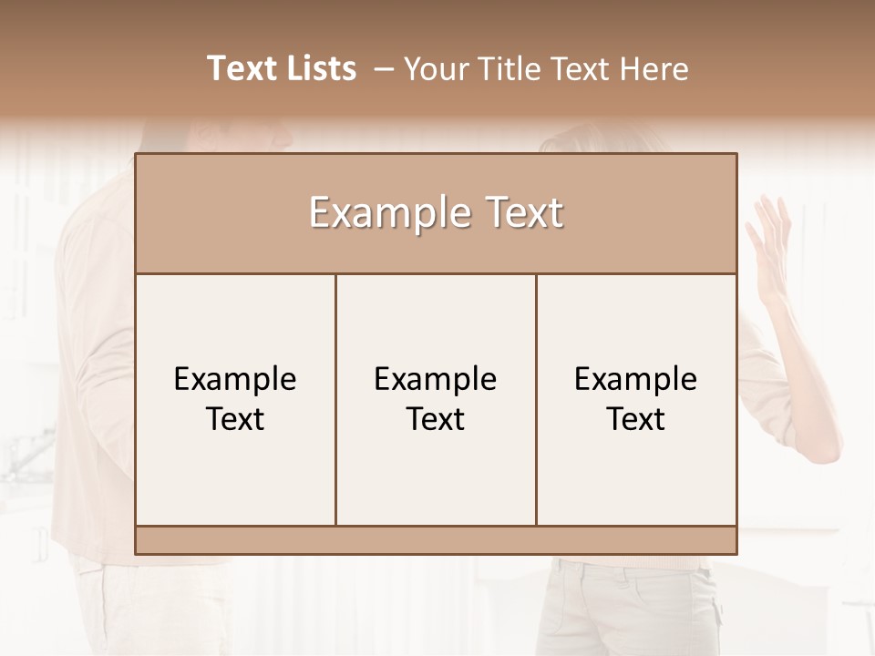 Argue White Indoor PowerPoint Template