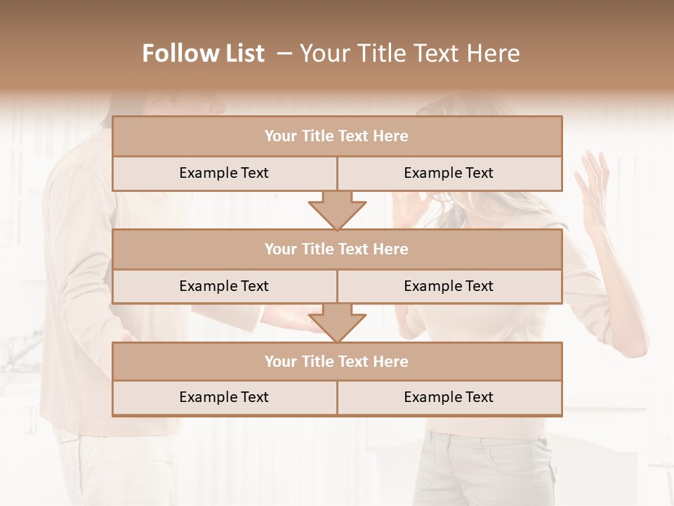 Argue White Indoor PowerPoint Template