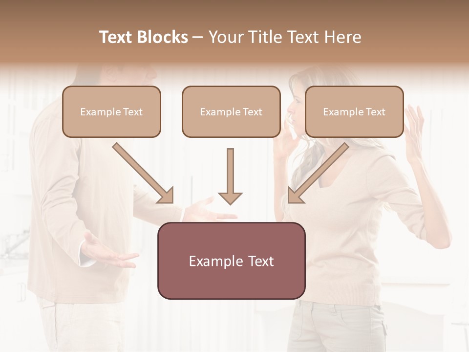 Argue White Indoor PowerPoint Template