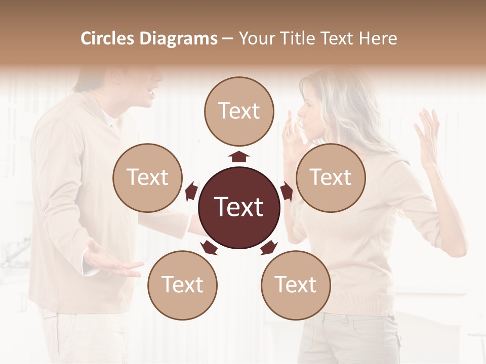 Argue White Indoor PowerPoint Template