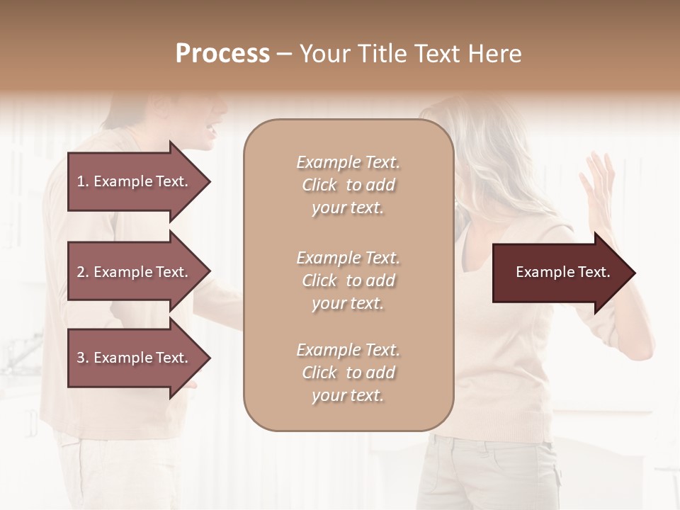 Argue White Indoor PowerPoint Template