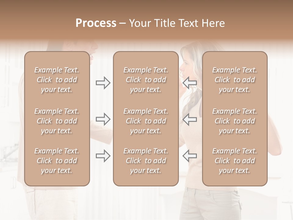 Argue White Indoor PowerPoint Template