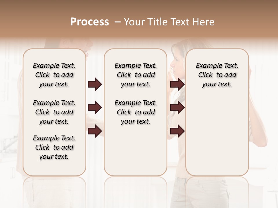 Argue White Indoor PowerPoint Template