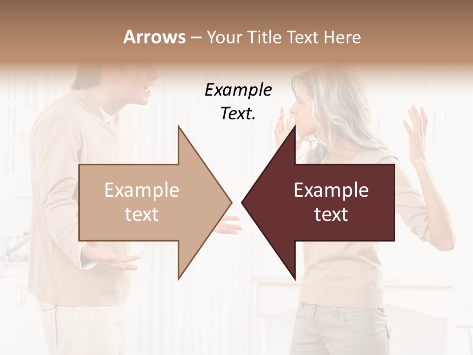 Argue White Indoor PowerPoint Template
