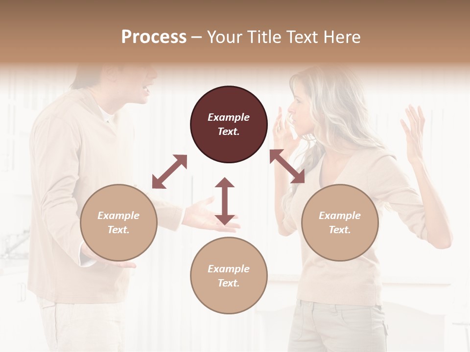 Argue White Indoor PowerPoint Template