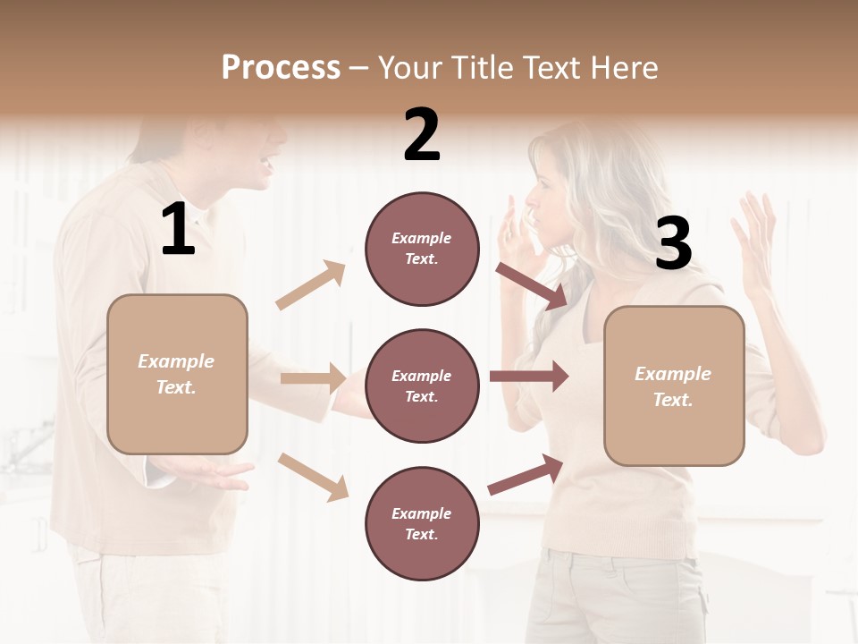Argue White Indoor PowerPoint Template