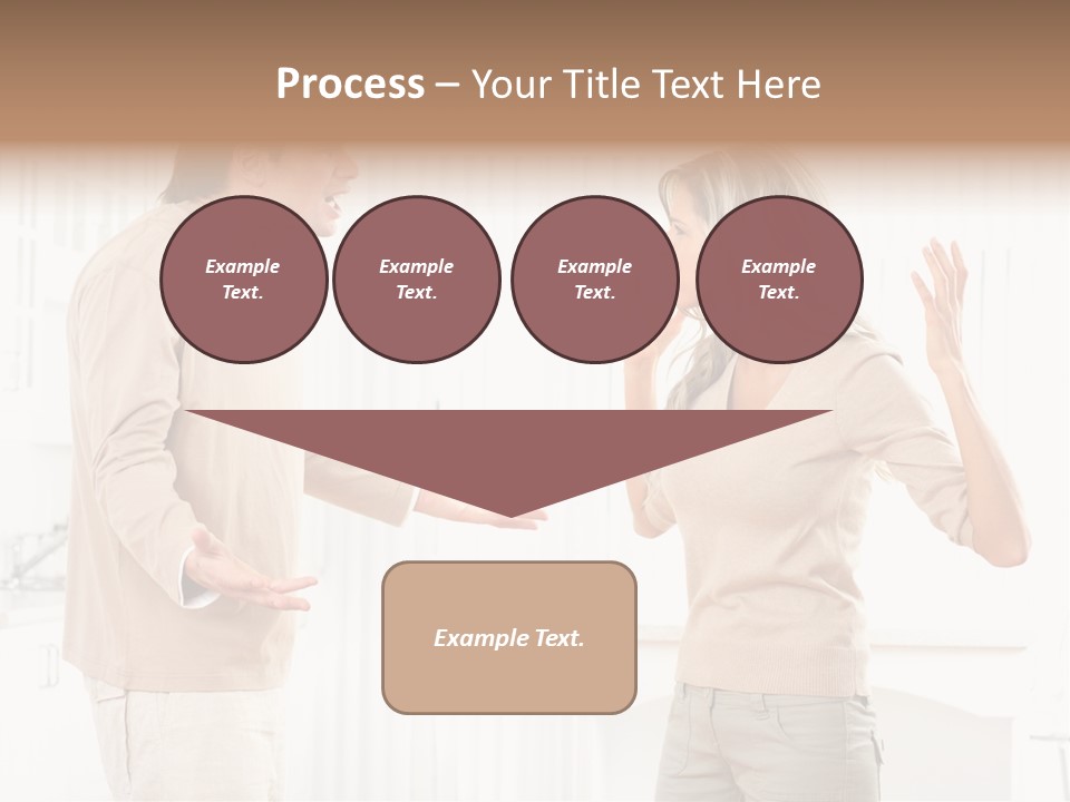 Argue White Indoor PowerPoint Template