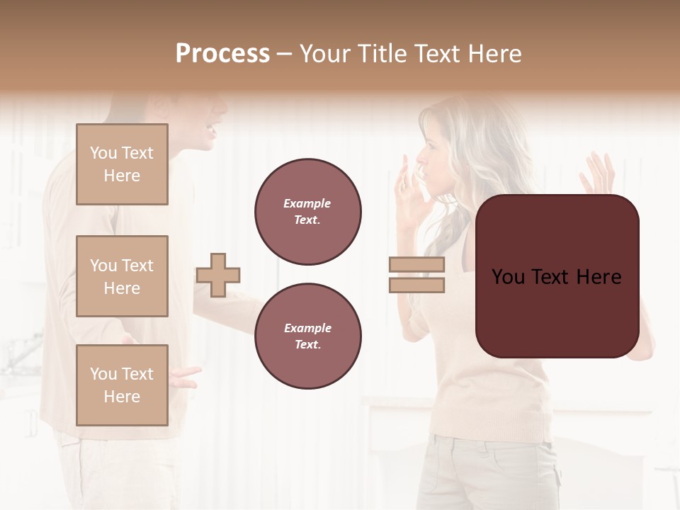 Argue White Indoor PowerPoint Template