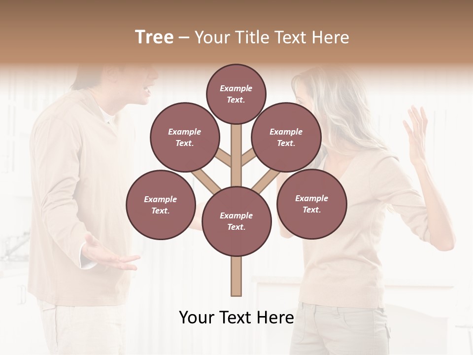 Argue White Indoor PowerPoint Template
