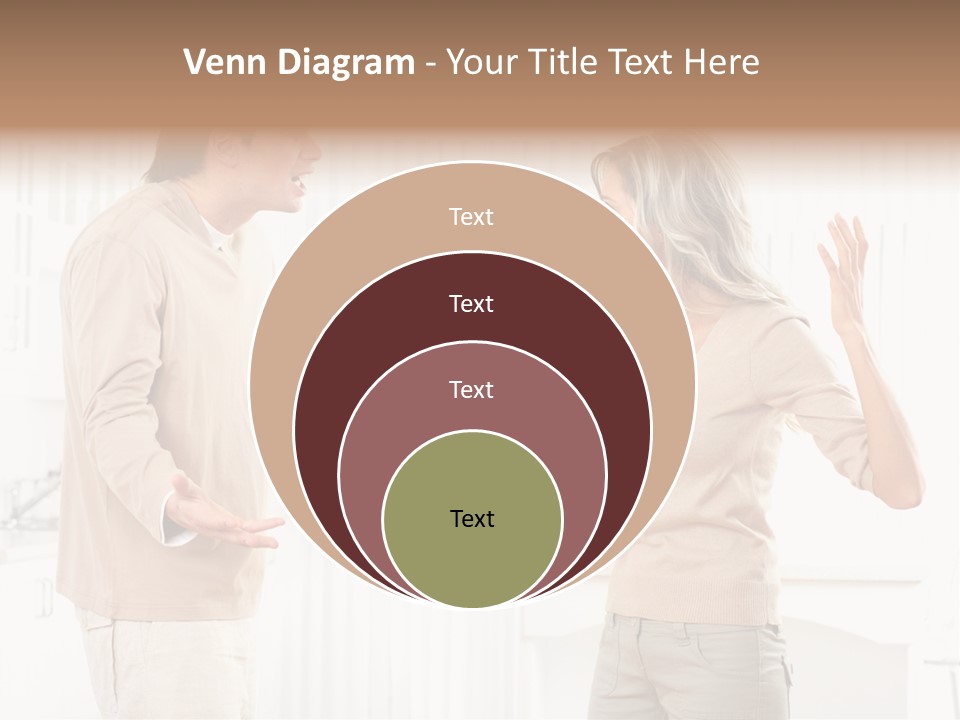 Argue White Indoor PowerPoint Template