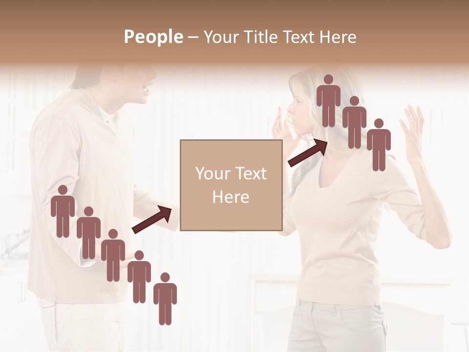 Argue White Indoor PowerPoint Template