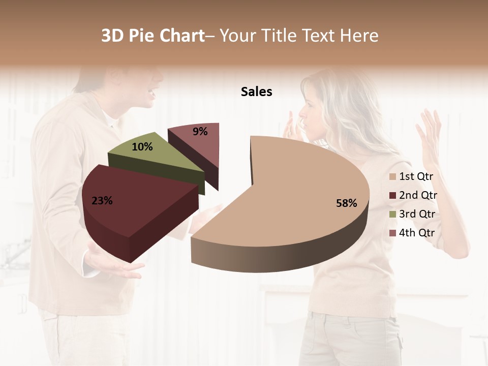 Argue White Indoor PowerPoint Template