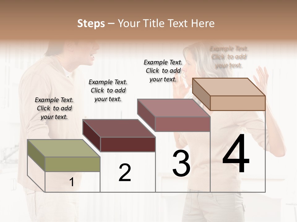 Argue White Indoor PowerPoint Template