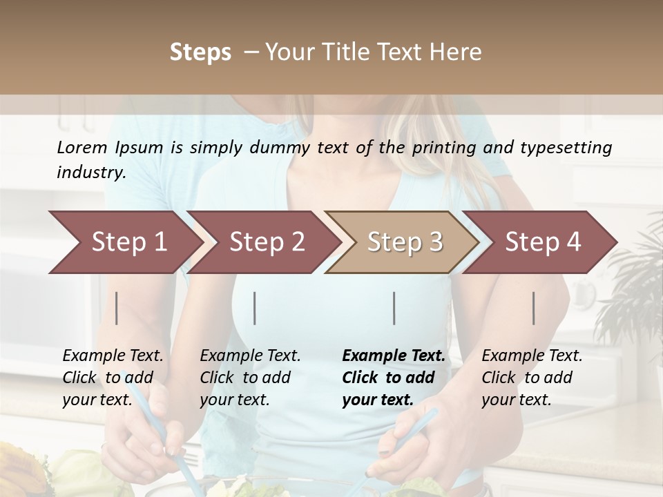 Diet People Portrait PowerPoint Template